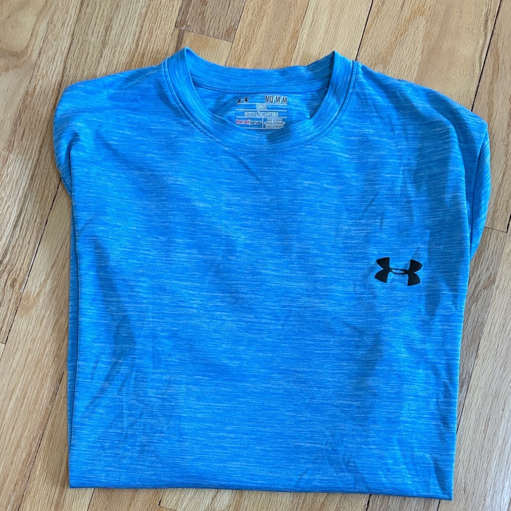 Under Armour Men's Heathered Blue Tee